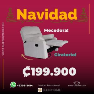 Sofá Reclinable, Giratorio y Mecedora