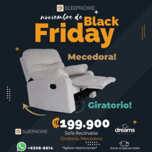 Sofá Reclinable, Giratorio y Mecedora